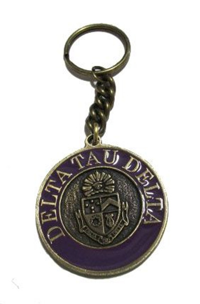 Delta Tau Delta Metal Fraternity Key Chain