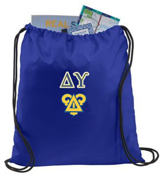  Delta Upsilon Crest - Shield Cinch Sack 