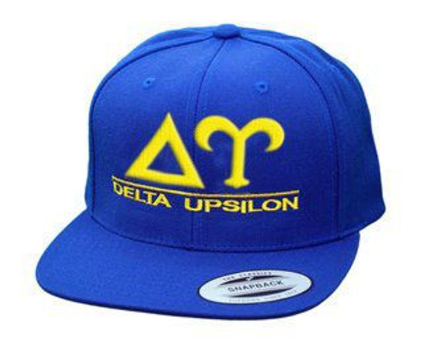 Delta Upsilon Flatbill Snapback Hats Original