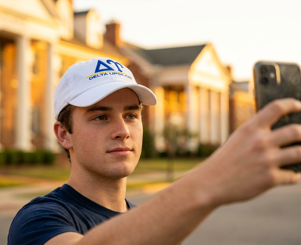 Delta Upsilon World Famous Line Hat