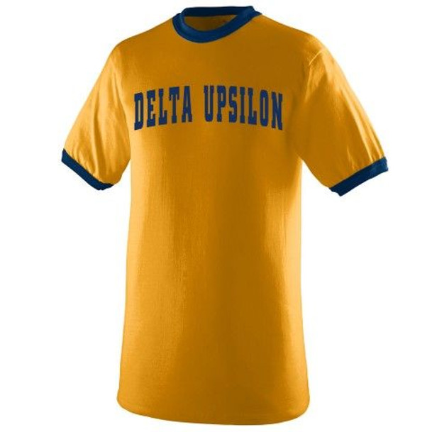 Delta Upsilon Ringer T-shirt