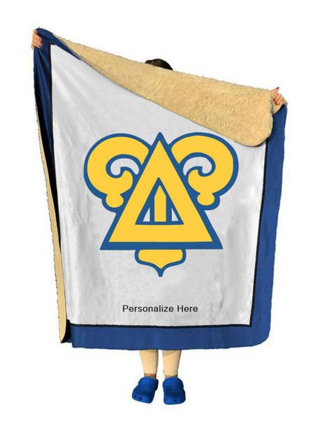  Delta Upsilon Sherpa Lap Blanket 