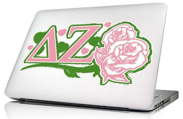 Sorority Shop Delta Zeta 10.5 x 4.5 Laptop Skin/Wall Decal 