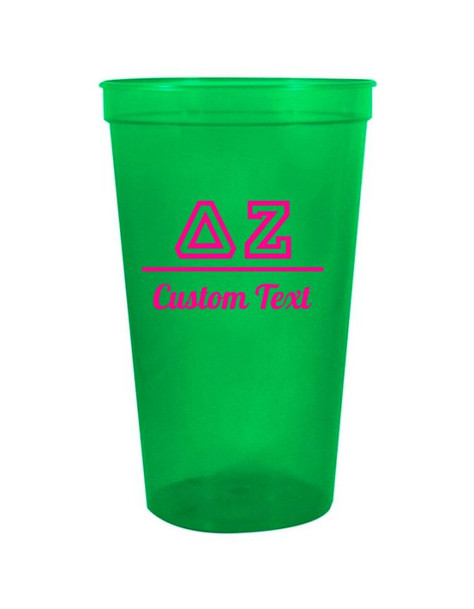 Delta Zeta Custom Greek Collegiate Stadium Cup