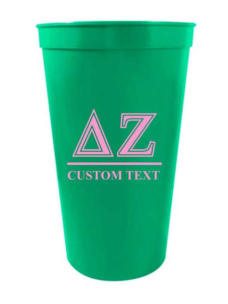 Delta Zeta Custom Greek Symbolized Stadium Cup