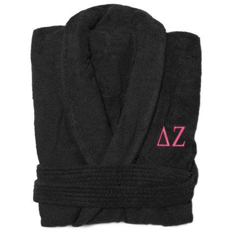  Delta Zeta Greek Letter Bathrobe 