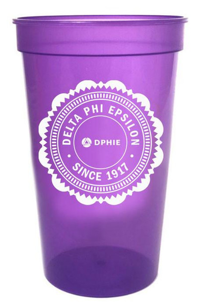  Delta Phi Epsilon Old Style Classic Giant Plastic Cup 