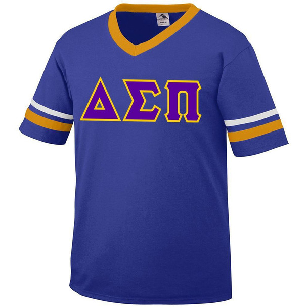 DISCOUNT-Delta Sigma Pi Jersey With Greek Applique Letters