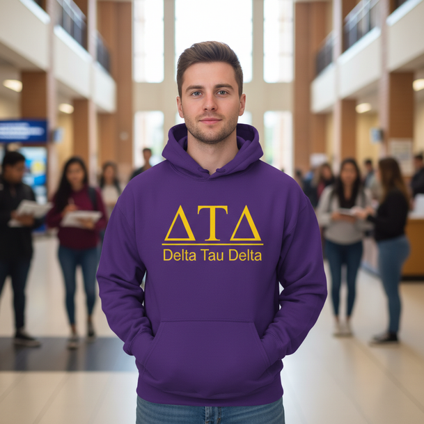 Delta Tau Delta Bar Hoodie