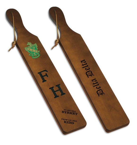 Craftique FarmHouse Fraternity Custom Fraternity Paddle 