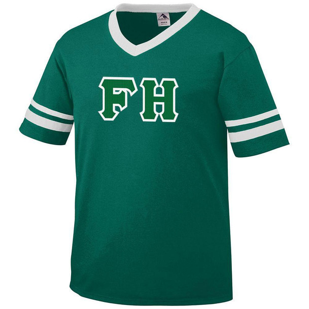  DISCOUNT-FarmHouse Fraternity Jersey With Greek Applique Letters 