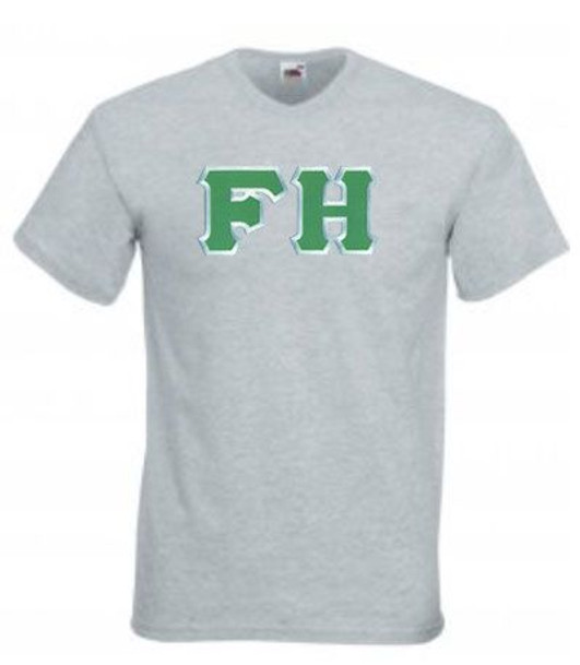 DISCOUNT- FarmHouse Fraternity Lettered V-Neck Tee