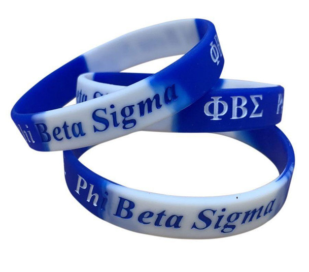  Phi Beta Sigma Silicone Bracelet (1) 