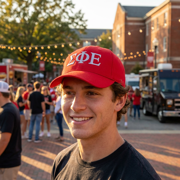 Fraternity & Sorority Fitted Letter Hat