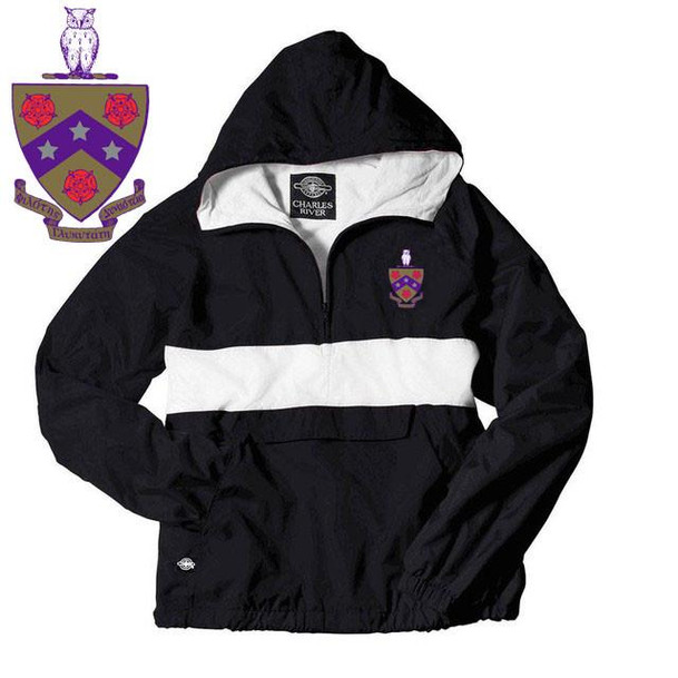  FIJI Fraternity Windbreaker Pullover 