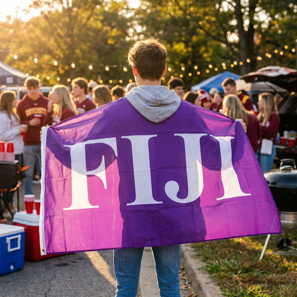 FIJI Fraternity Big Greek Letter Flag