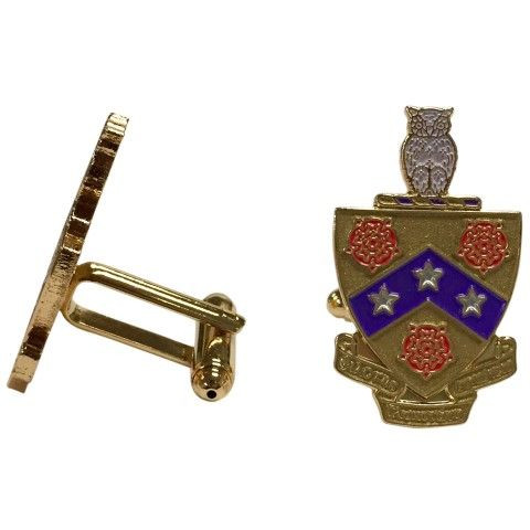 FIJI Fraternity Color Crest - Shield Cuff links