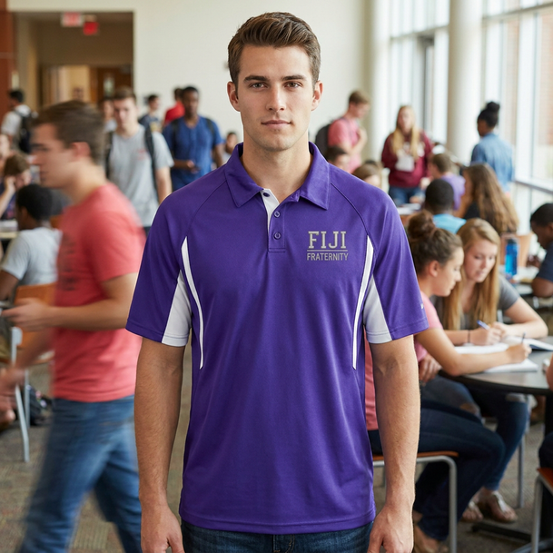 FIJI Fraternity Letter Avenger  Polo