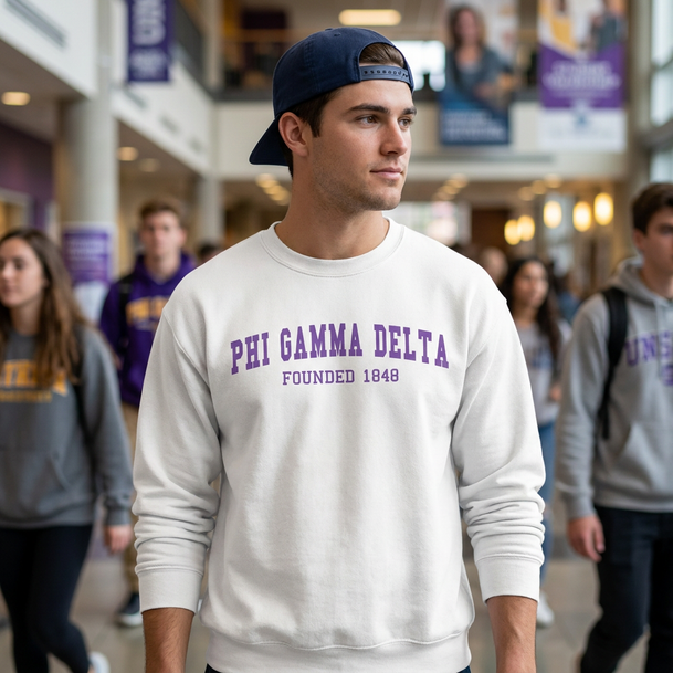 FIJI Fraternity Founders Crew Sweatshirt