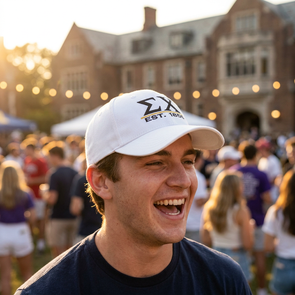 Fraternity Fitted Line Hat