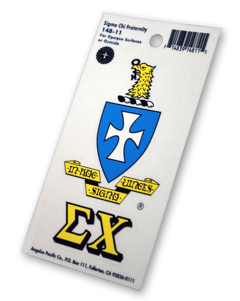 Fraternity Crest Decals