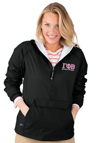  Gamma Phi Beta Classic Windbreaker Pullover 