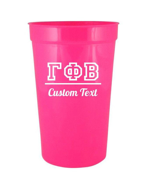  Gamma Phi Beta Custom Greek Collegiate Stadium Cup 
