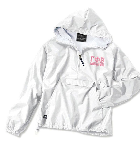 Gamma Phi Beta Greek Letter Windbreaker Pullovers 
