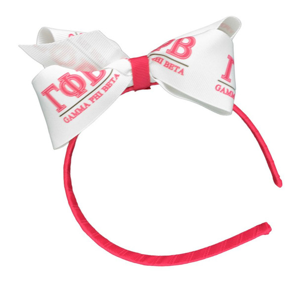 Gamma Phi Beta Headband with Bow