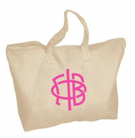 Greekgear Gamma Phi Beta Mascot Zippered Tote Bag 