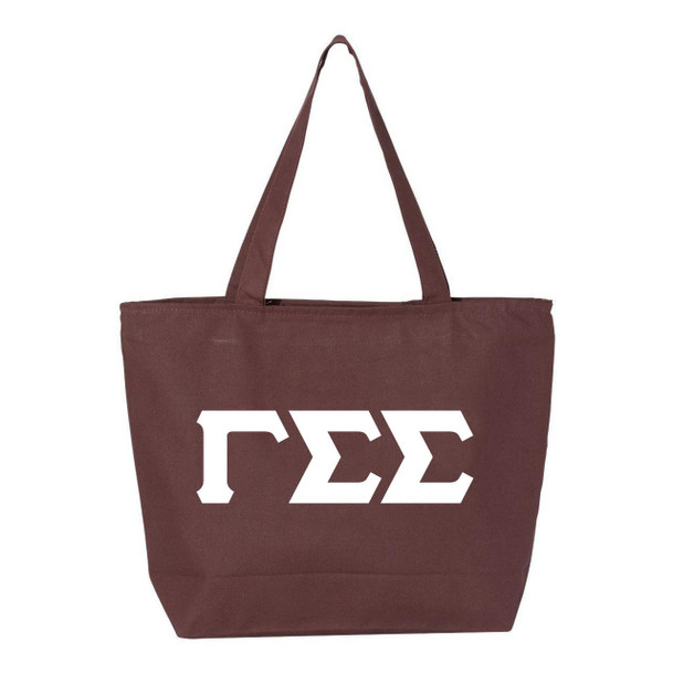  Gamma Sigma Sigma Custom Satin Stitch Tote Bag 