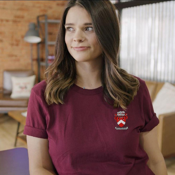  DISCOUNT-Gamma Sigma Sigma Crest - Shield Patch T-Shirt 