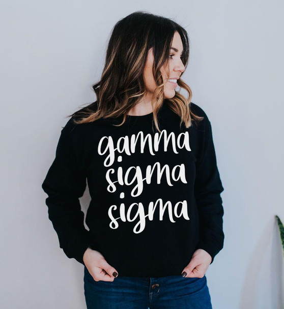  Gamma Sigma Sigma Script Crew Sweatshirt 