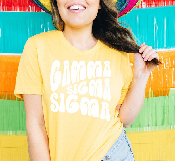 Gamma Sigma Sigma Sorority Shag T-Shirt