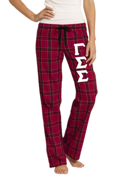  Gamma Sigma Sigma Women's Flannel Plaid Pant - PJ's 