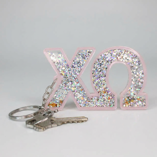 Glitter Sorority Keychain