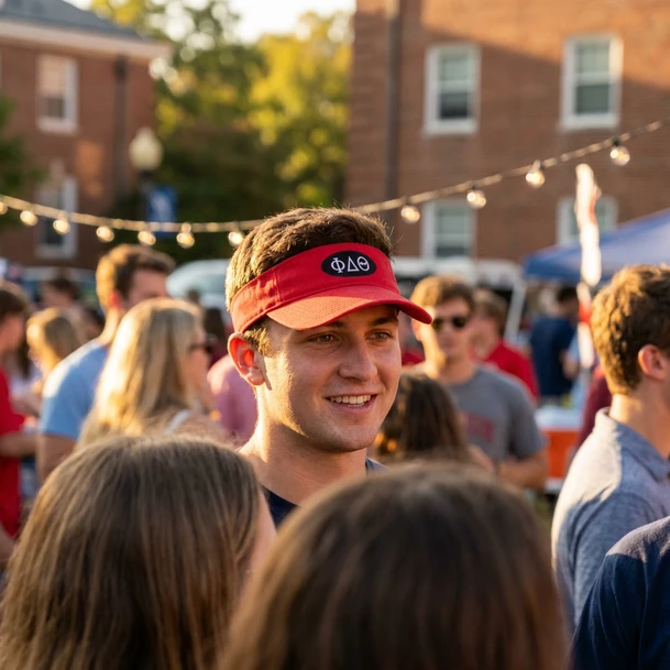 Fraternity & Sorority Oval Visor