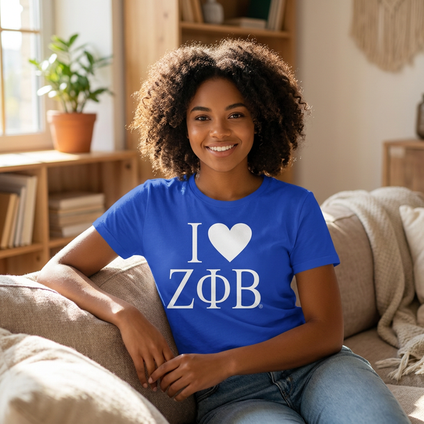I Love Zeta Phi Beta T-Shirts