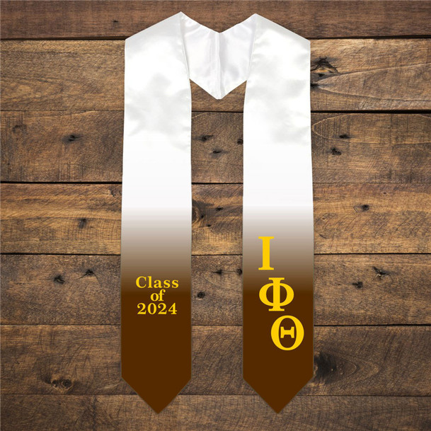 Iota Phi Theta Extra Fancy Classic Greek Graduation Stole