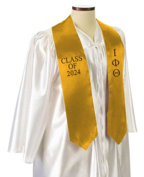 Iota Phi Theta Embroidered Graduation Sash Stole