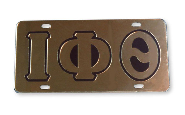 Craftique Iota Phi Theta Mirrored Acrylic License Cover 