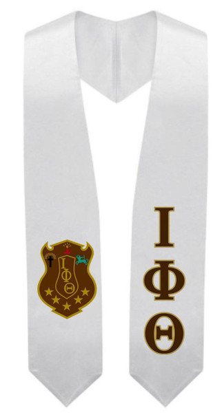  Iota Phi Theta Super Crest - Shield Graduation Stole 