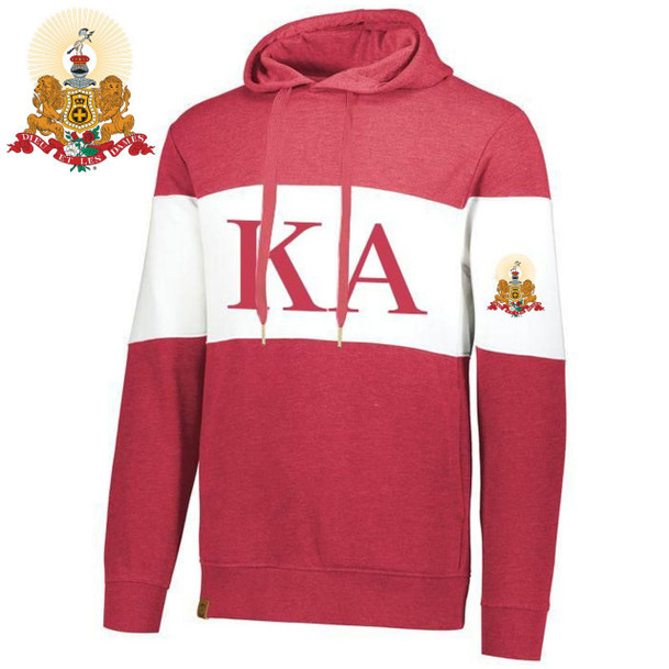  Kappa Alpha Ivy League Hoodie W Crest On Left Sleeve 