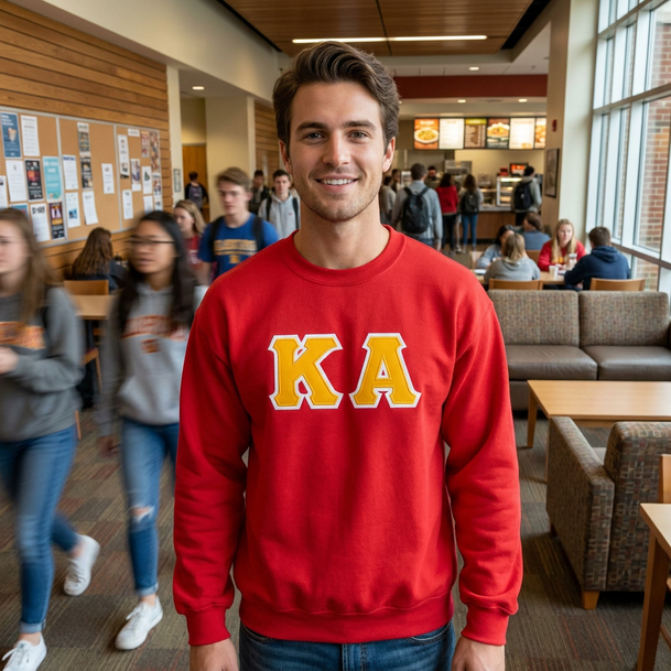 Kappa Alpha Lettered Crewneck Sweatshirt