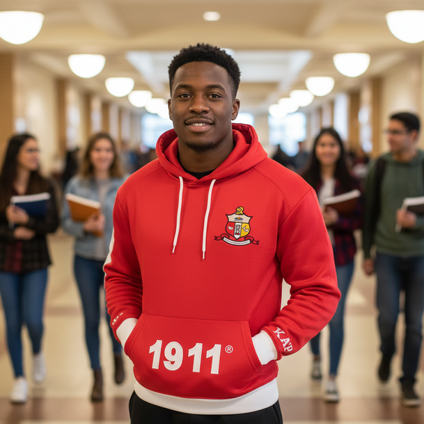 Kappa Alpha Psi Hooded Sweatshirt Pullover - Kappa Elite Hooded Pullover
