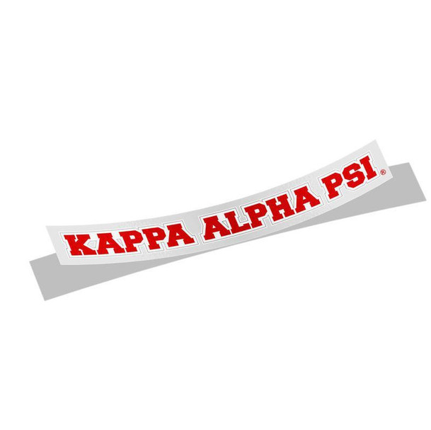 Kappa Alpha Psi Long Window Sticker