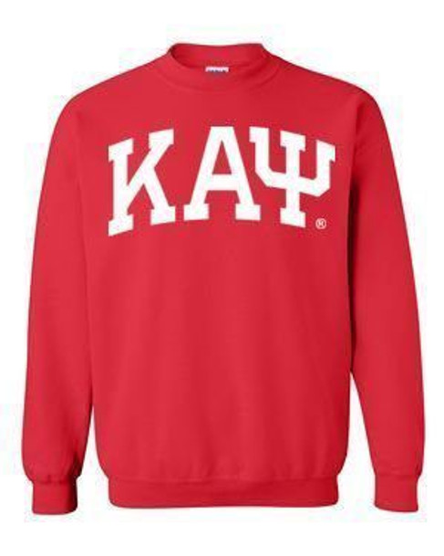 Kappa Alpha Psi Greek Lettered Arch Crewneck Sweatshirt