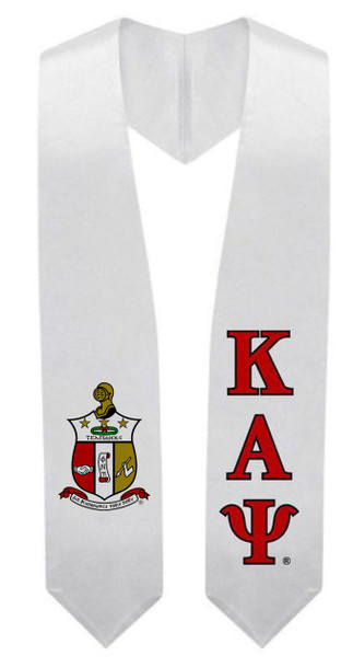 Kappa Alpha Psi Super Crest - Shield Graduation Stole