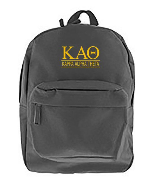 Kappa Alpha Theta Custom Text Backpack