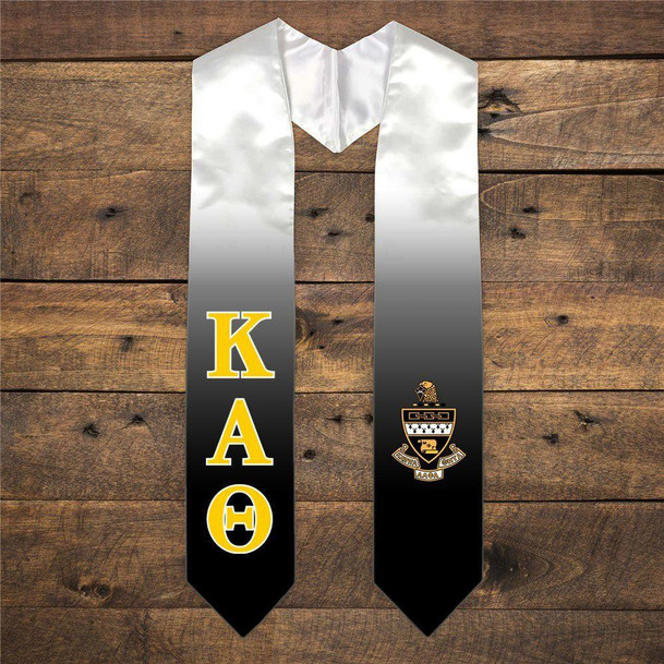  Kappa Alpha Theta Extra Fancy Simple Greek Graduation Stole W Crest 
